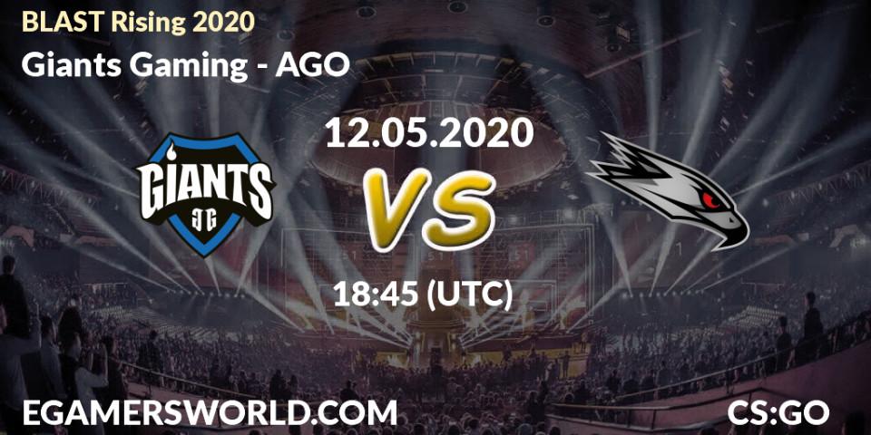 Giants Gaming vs AGO: Betting TIp, Match Prediction. 12.05.20. CS2 (CS:GO), BLAST Rising 2020
