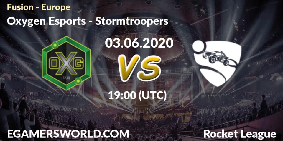 Oxygen Esports vs Stormtroopers: Betting TIp, Match Prediction. 03.06.2020 at 19:00. Rocket League, Fusion - Europe