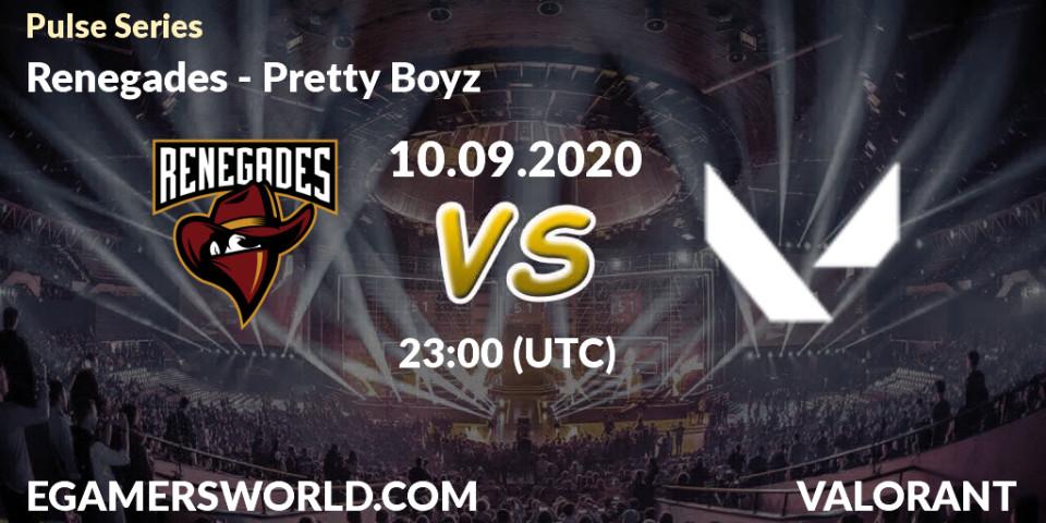 Renegades vs Pretty Boyz: Betting TIp, Match Prediction. 10.09.2020 at 23:00. VALORANT, Pulse Series