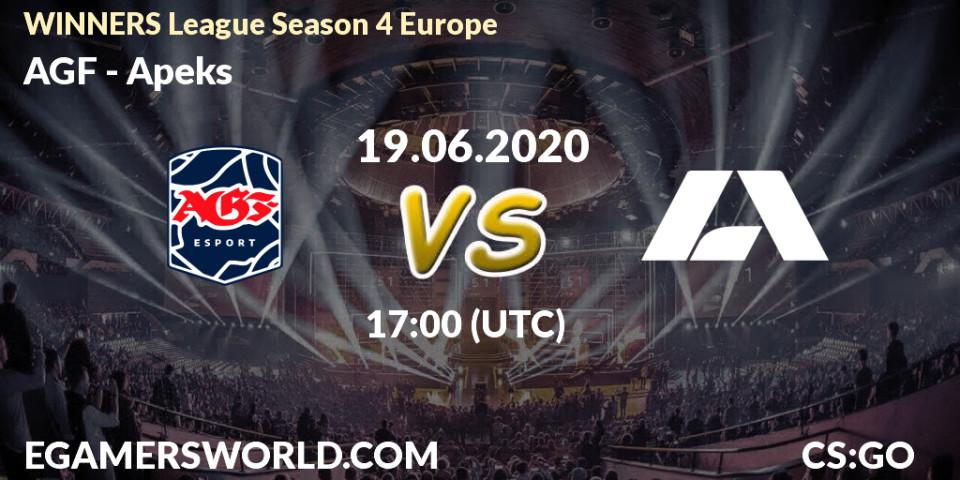 AGF vs Apeks: Betting TIp, Match Prediction. 19.06.20. CS2 (CS:GO), WINNERS League Season 4 Europe