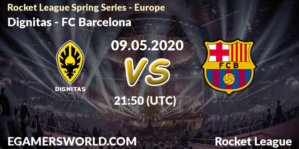 Dignitas vs FC Barcelona: Betting TIp, Match Prediction. 09.05.20. Rocket League, Rocket League Spring Series - Europe