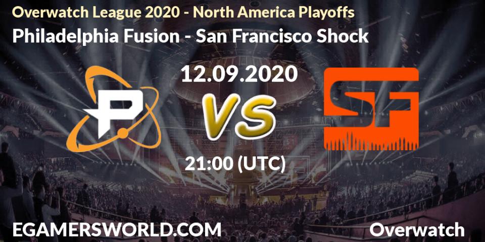 Philadelphia Fusion vs San Francisco Shock: Betting TIp, Match Prediction. 12.09.20. Overwatch, Overwatch League 2020 - North America Playoffs