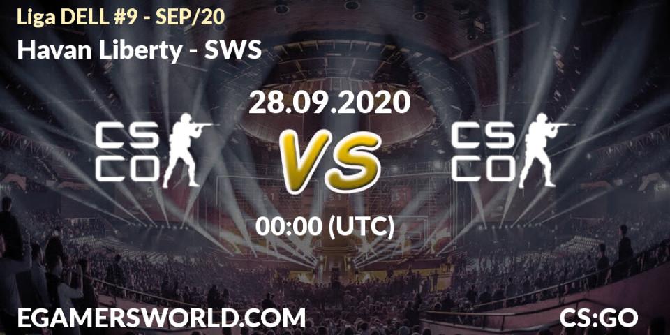 Havan Liberty vs SWS: Betting TIp, Match Prediction. 28.09.2020 at 00:00. Counter-Strike (CS2), Liga DELL #9 - SEP/20
