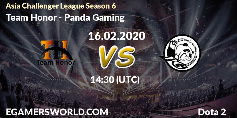 Team Honor vs Panda Gaming: Betting TIp, Match Prediction. 20.02.20. Dota 2, Asia Challenger League Season 6