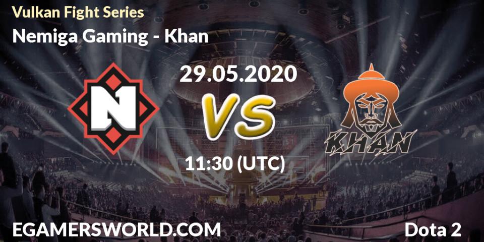 Nemiga Gaming vs Khan: Betting TIp, Match Prediction. 29.05.2020 at 11:40. Dota 2, Vulkan Fight Series
