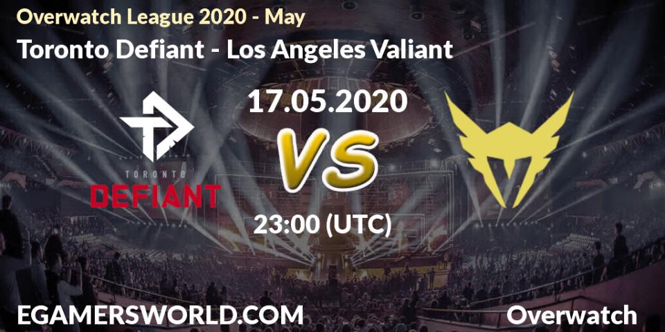 Toronto Defiant vs Los Angeles Valiant: Betting TIp, Match Prediction. 17.05.20. Overwatch, Overwatch League 2020 - May