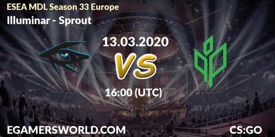 Illuminar vs Sprout: Betting TIp, Match Prediction. 13.03.20. CS2 (CS:GO), ESEA MDL Season 33 Europe