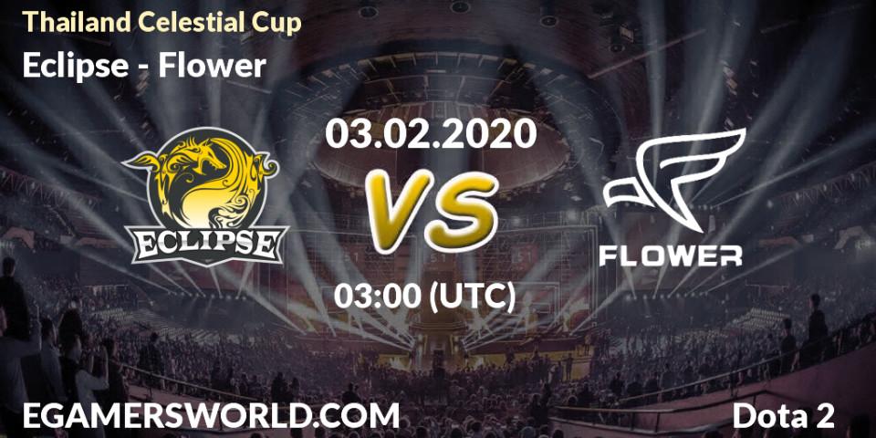 Eclipse vs Flower: Betting TIp, Match Prediction. 03.02.20. Dota 2, Thailand Celestial Cup