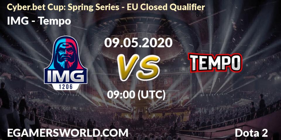 IMG vs Tempo: Betting TIp, Match Prediction. 09.05.2020 at 09:05. Dota 2, Cyber.bet Cup: Spring Series - EU Closed Qualifier