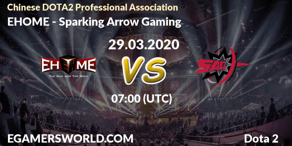 EHOME vs Sparking Arrow Gaming: Betting TIp, Match Prediction. 29.03.20. Dota 2, CDA League Season 1