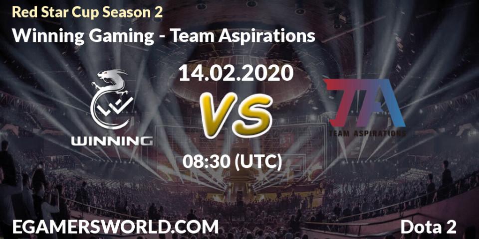 Winning Gaming vs Team Aspirations: Betting TIp, Match Prediction. 18.02.20. Dota 2, Red Star Cup Season 3