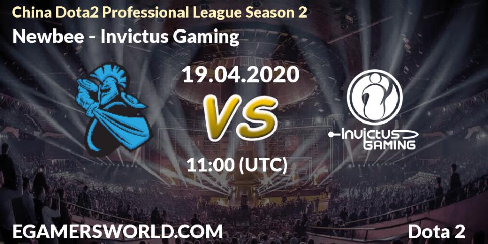Newbee vs Invictus Gaming: Betting TIp, Match Prediction. 19.04.20. Dota 2, China Dota2 Professional League Season 2