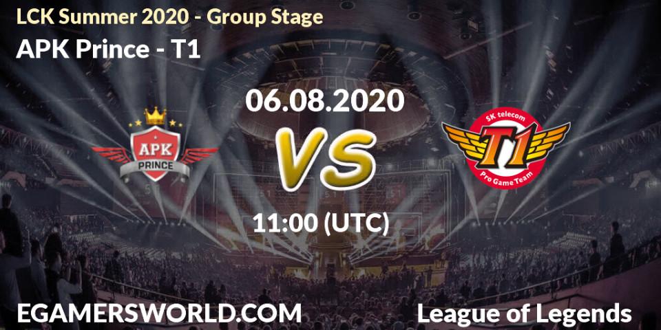 SeolHaeOne Prince vs T1: Betting TIp, Match Prediction. 06.08.20. LoL, LCK Summer 2020 - Group Stage