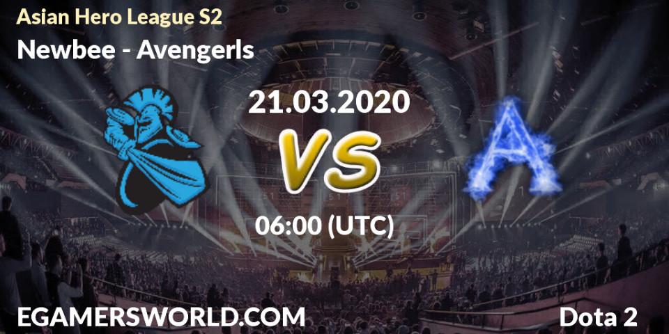 Newbee vs Avengerls: Betting TIp, Match Prediction. 21.03.20. Dota 2, Asian Hero League S2