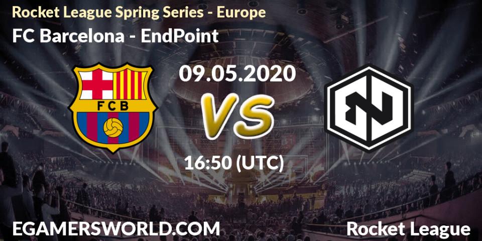 FC Barcelona vs EndPoint: Betting TIp, Match Prediction. 09.05.20. Rocket League, Rocket League Spring Series - Europe