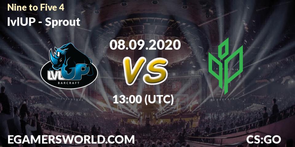 lvlUP vs Sprout: Betting TIp, Match Prediction. 08.09.20. CS2 (CS:GO), Nine to Five 4