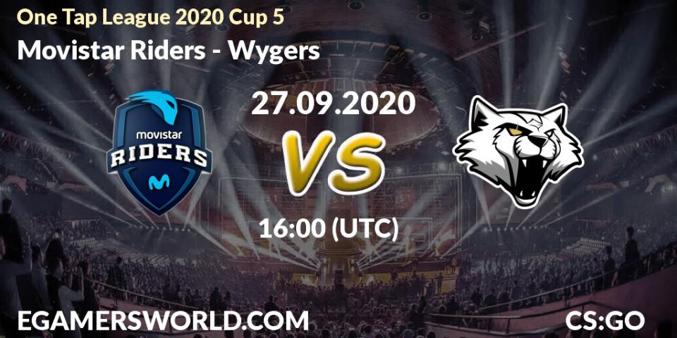 Movistar Riders vs Wygers: Betting TIp, Match Prediction. 27.09.20. CS2 (CS:GO), One Tap League 2020 Cup 5