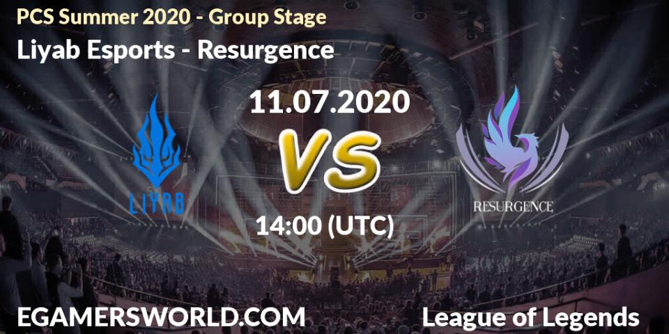 Liyab Esports vs Resurgence: Betting TIp, Match Prediction. 11.07.2020 at 15:20. LoL, PCS Summer 2020 - Group Stage