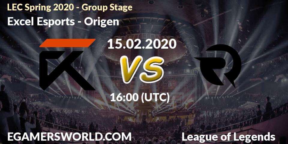 Excel Esports vs Origen: Betting TIp, Match Prediction. 15.02.20. LoL, LEC Spring 2020 - Group Stage