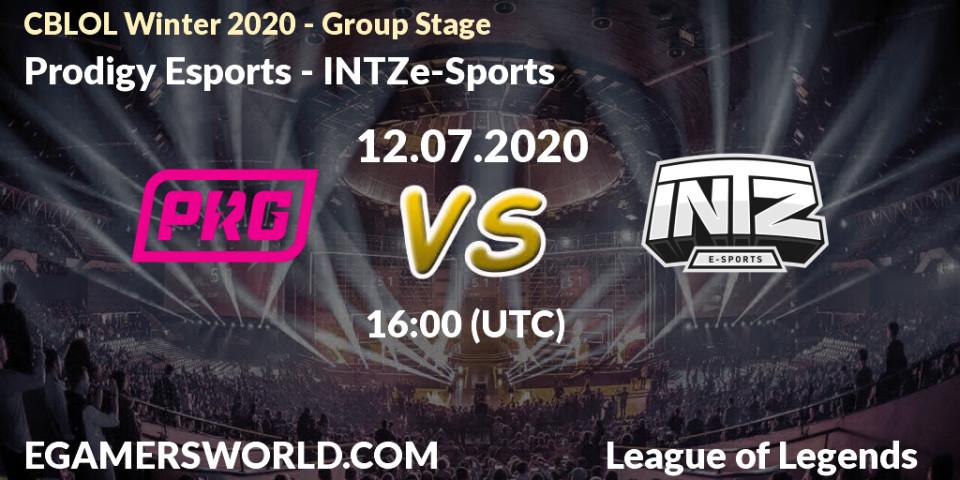 Prodigy Esports vs INTZ e-Sports: Betting TIp, Match Prediction. 12.07.20. LoL, CBLOL Winter 2020 - Group Stage