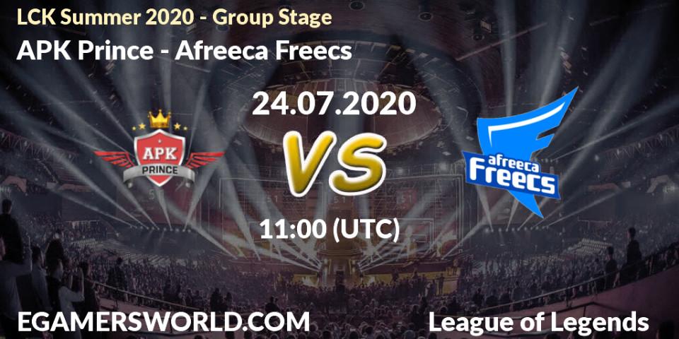 SeolHaeOne Prince vs Afreeca Freecs: Betting TIp, Match Prediction. 24.07.20. LoL, LCK Summer 2020 - Group Stage