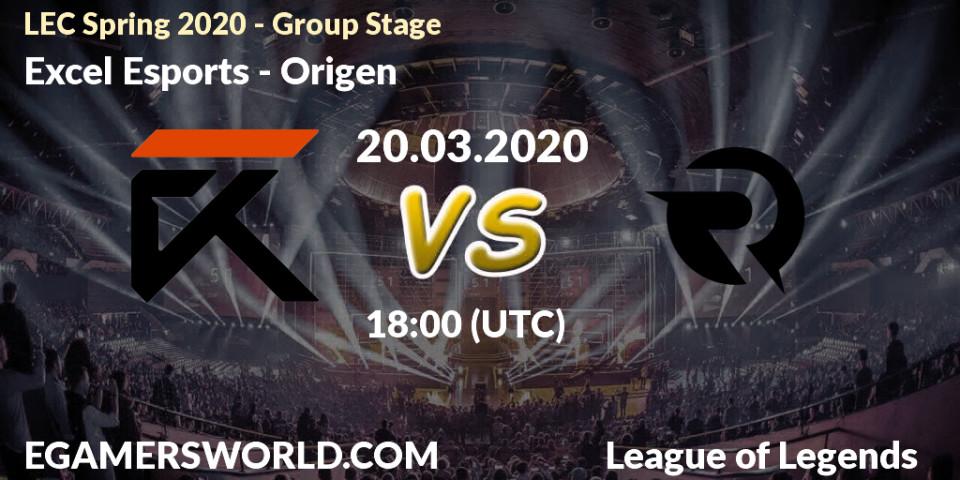 Excel Esports vs Origen: Betting TIp, Match Prediction. 27.03.20. LoL, LEC Spring 2020 - Group Stage
