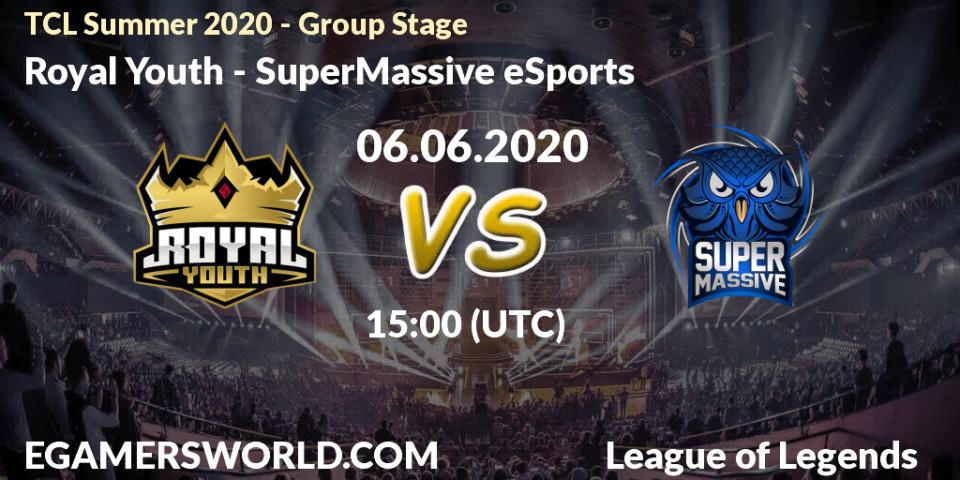 Royal Youth vs SuperMassive eSports: Betting TIp, Match Prediction. 06.06.20. LoL, TCL Summer 2020 - Group Stage