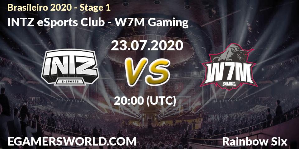 INTZ eSports Club vs W7M Gaming: Betting TIp, Match Prediction. 23.07.20. Rainbow Six, Brasileirão 2020 - Stage 1