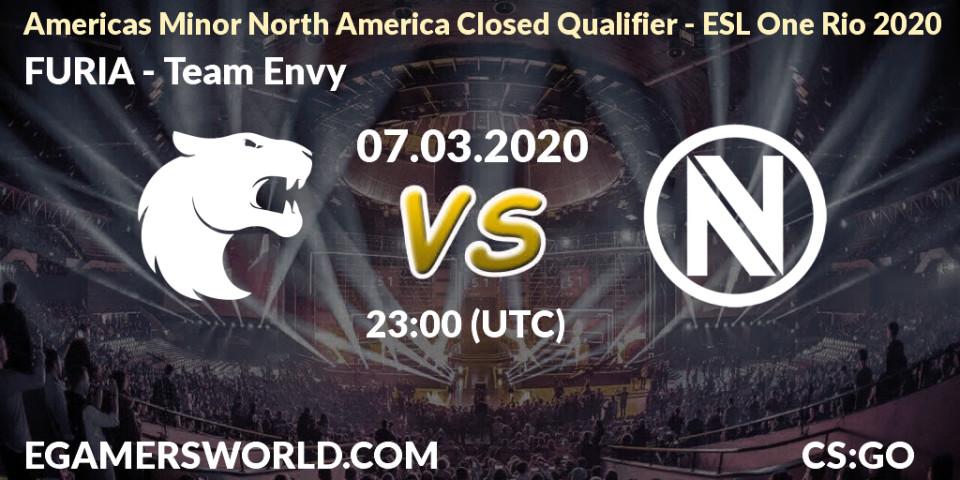 FURIA vs Team Envy: Betting TIp, Match Prediction. 07.03.20. CS2 (CS:GO), Americas Minor North America Closed Qualifier - ESL One Rio 2020
