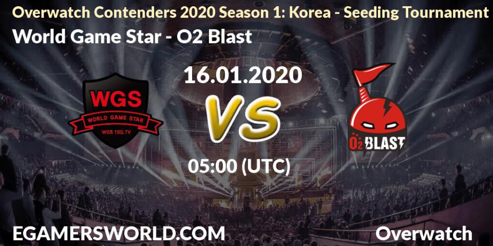 World Game Star vs O2 Blast: Betting TIp, Match Prediction. 16.01.20. Overwatch, Overwatch Contenders 2020 Season 1: Korea - Seeding Tournament