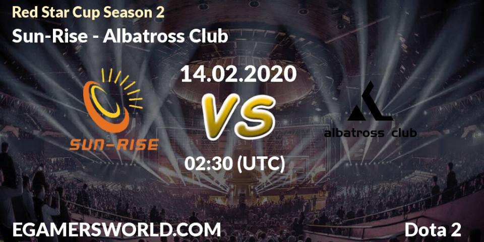 Sun-Rise vs Albatross Club: Betting TIp, Match Prediction. 18.02.20. Dota 2, Red Star Cup Season 3