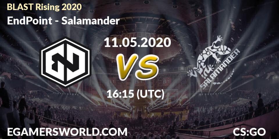 EndPoint vs Salamander: Betting TIp, Match Prediction. 11.05.2020 at 16:10. Counter-Strike (CS2), BLAST Rising 2020