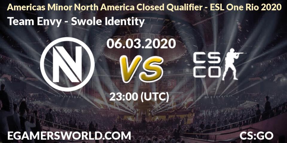 Team Envy vs Swole Identity: Betting TIp, Match Prediction. 07.03.20. CS2 (CS:GO), Americas Minor North America Closed Qualifier - ESL One Rio 2020