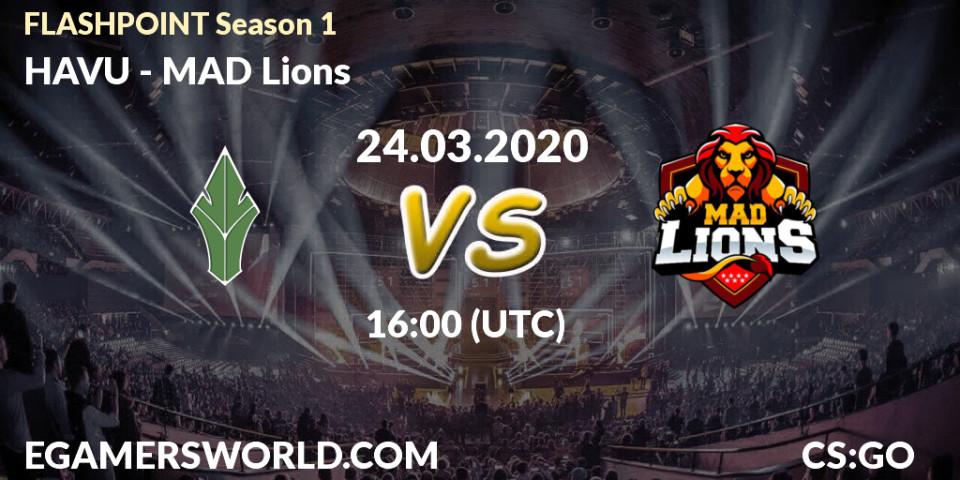HAVU vs MAD Lions: Betting TIp, Match Prediction. 24.03.2020 at 16:00. Counter-Strike (CS2), FLASHPOINT Season 1