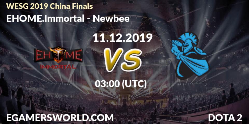 EHOME.Immortal vs Newbee: Betting TIp, Match Prediction. 11.12.2019 at 03:00. Dota 2, WESG 2019 China Finals