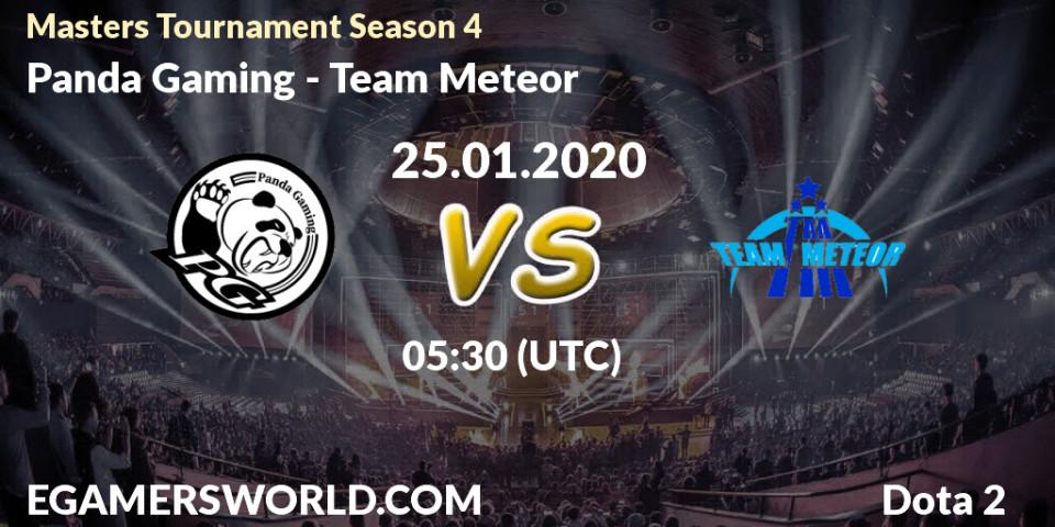 Panda Gaming vs Team Meteor: Betting TIp, Match Prediction. 29.01.20. Dota 2, Masters Tournament Season 4