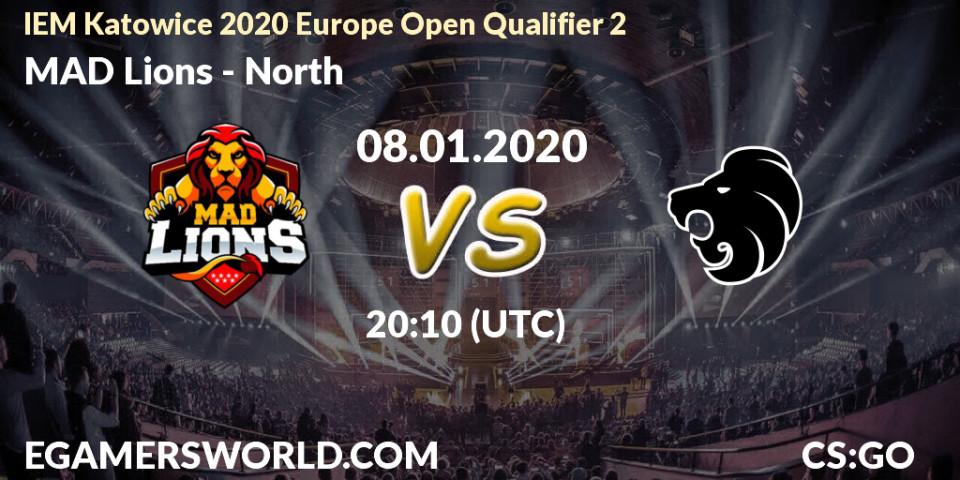 MAD Lions vs North: Betting TIp, Match Prediction. 08.01.20. CS2 (CS:GO), IEM Katowice 2020 Europe Open Qualifier 2