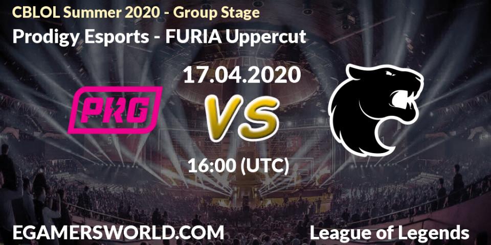 Prodigy Esports vs FURIA Uppercut: Betting TIp, Match Prediction. 17.04.20. LoL, CBLOL Summer 2020 - Group Stage