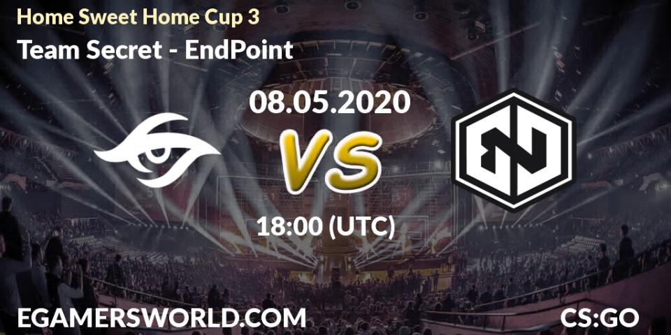 Team Secret vs EndPoint: Betting TIp, Match Prediction. 08.05.20. CS2 (CS:GO), #Home Sweet Home Cup 3