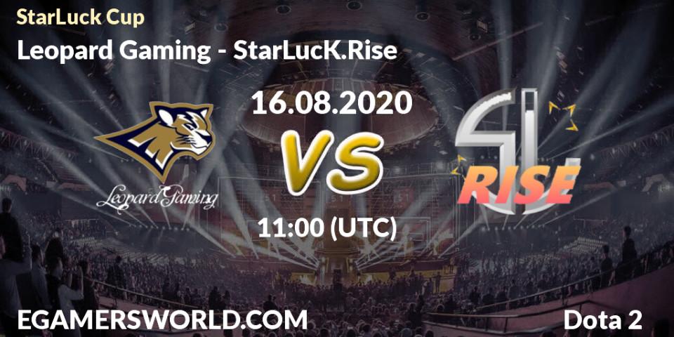 Leopard Gaming vs StarLucK.Rise: Betting TIp, Match Prediction. 16.08.20. Dota 2, StarLuck Cup