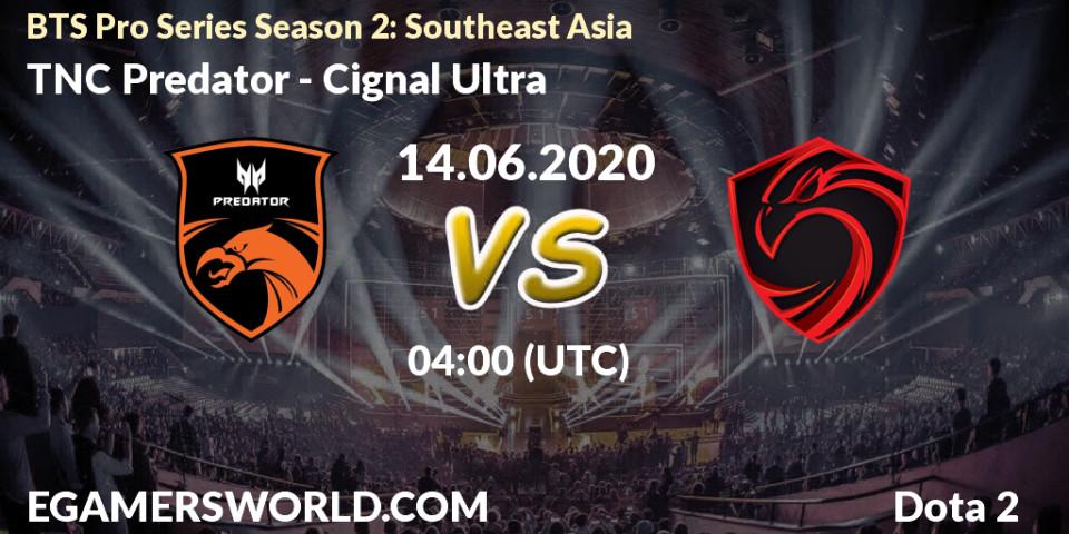 TNC Predator vs Cignal Ultra: Betting TIp, Match Prediction. 14.06.20. Dota 2, BTS Pro Series Season 2: Southeast Asia
