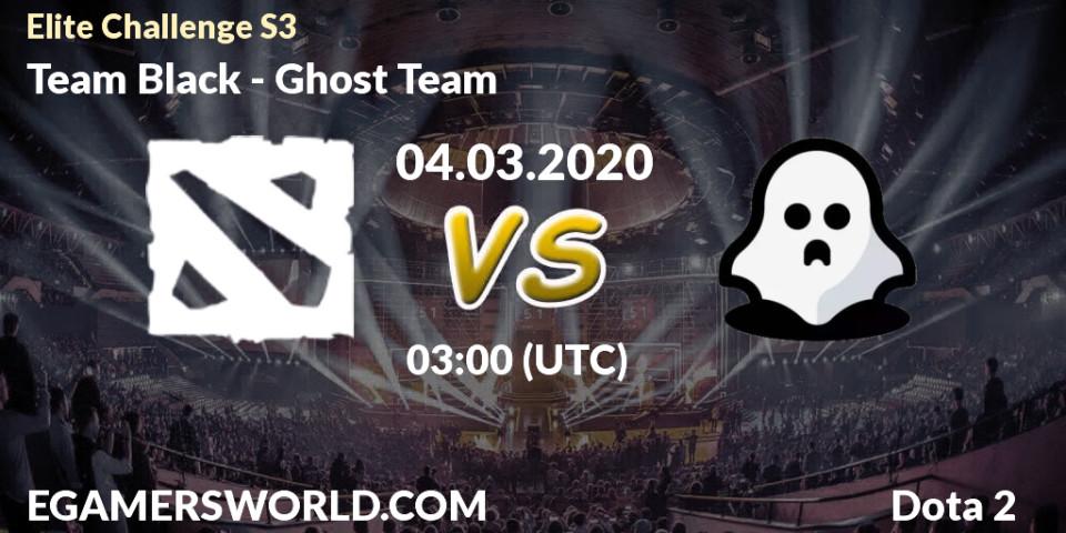 Team Black vs Ghost Team: Betting TIp, Match Prediction. 04.03.20. Dota 2, Elite Challenge S3