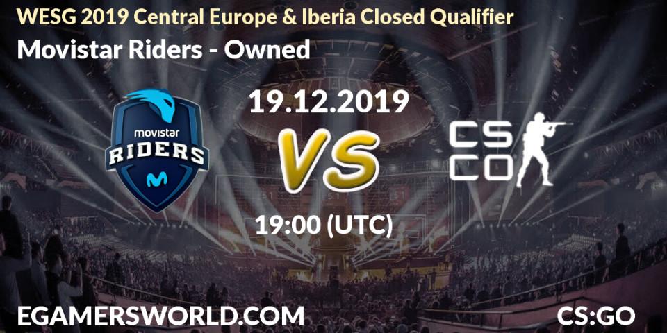 Movistar Riders vs Owned: Betting TIp, Match Prediction. 19.12.19. CS2 (CS:GO), WESG 2019 Central Europe & Iberia Closed Qualifier
