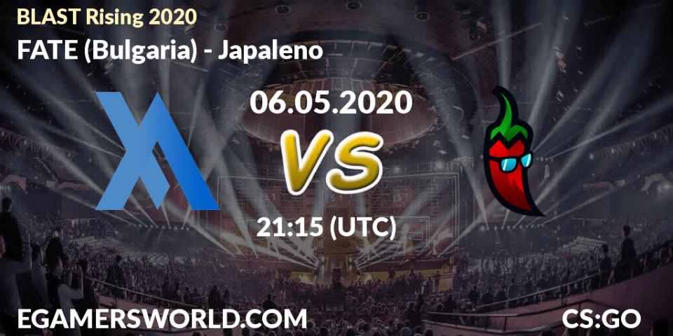 FATE (Bulgaria) vs Japaleno: Betting TIp, Match Prediction. 06.05.20. CS2 (CS:GO), BLAST Rising 2020