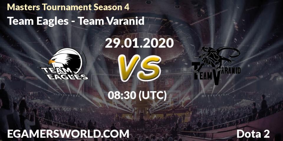 Team Eagles vs Team Varanid: Betting TIp, Match Prediction. 29.01.20. Dota 2, Masters Tournament Season 4