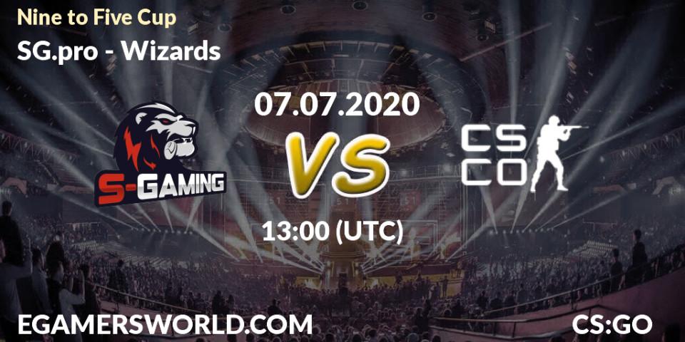 SG.pro vs Wizards: Betting TIp, Match Prediction. 07.07.2020 at 13:00. Counter-Strike (CS2), Nine to Five Cup