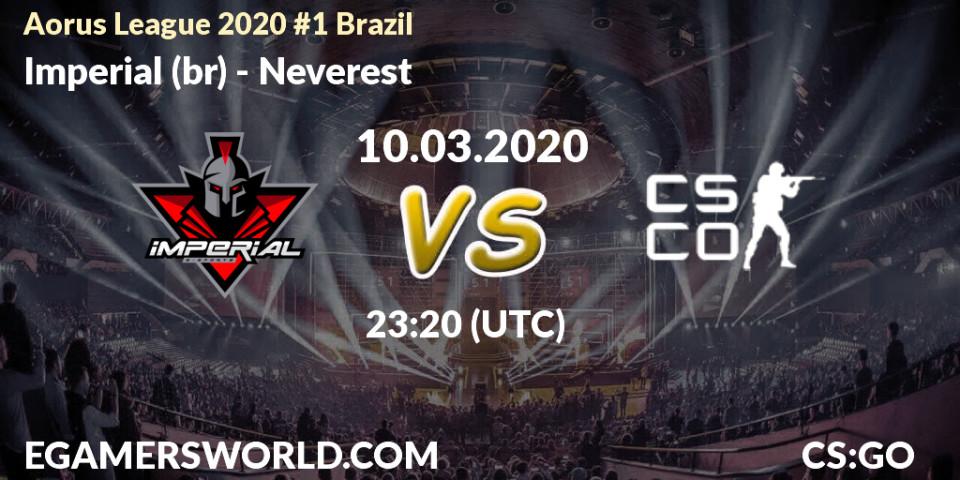 Imperial (br) vs No2B: Betting TIp, Match Prediction. 10.03.2020 at 23:20. Counter-Strike (CS2), Aorus League 2020 #1 Brazil