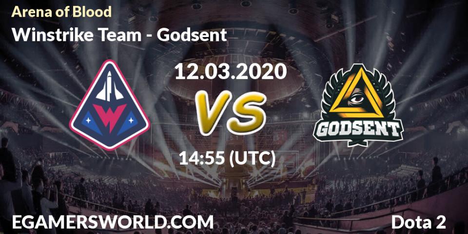 Winstrike Team vs Godsent: Betting TIp, Match Prediction. 12.03.20. Dota 2, Arena of Blood