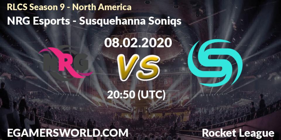 NRG Esports vs Susquehanna Soniqs: Betting TIp, Match Prediction. 08.02.20. Rocket League, RLCS Season 9 - North America