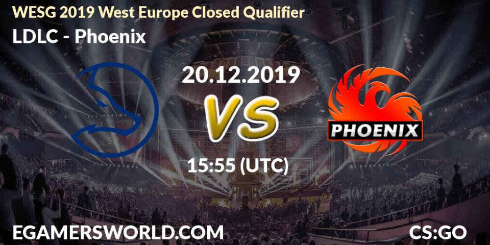 LDLC vs Phoenix: Betting TIp, Match Prediction. 20.12.19. CS2 (CS:GO), WESG 2019 West Europe Closed Qualifier